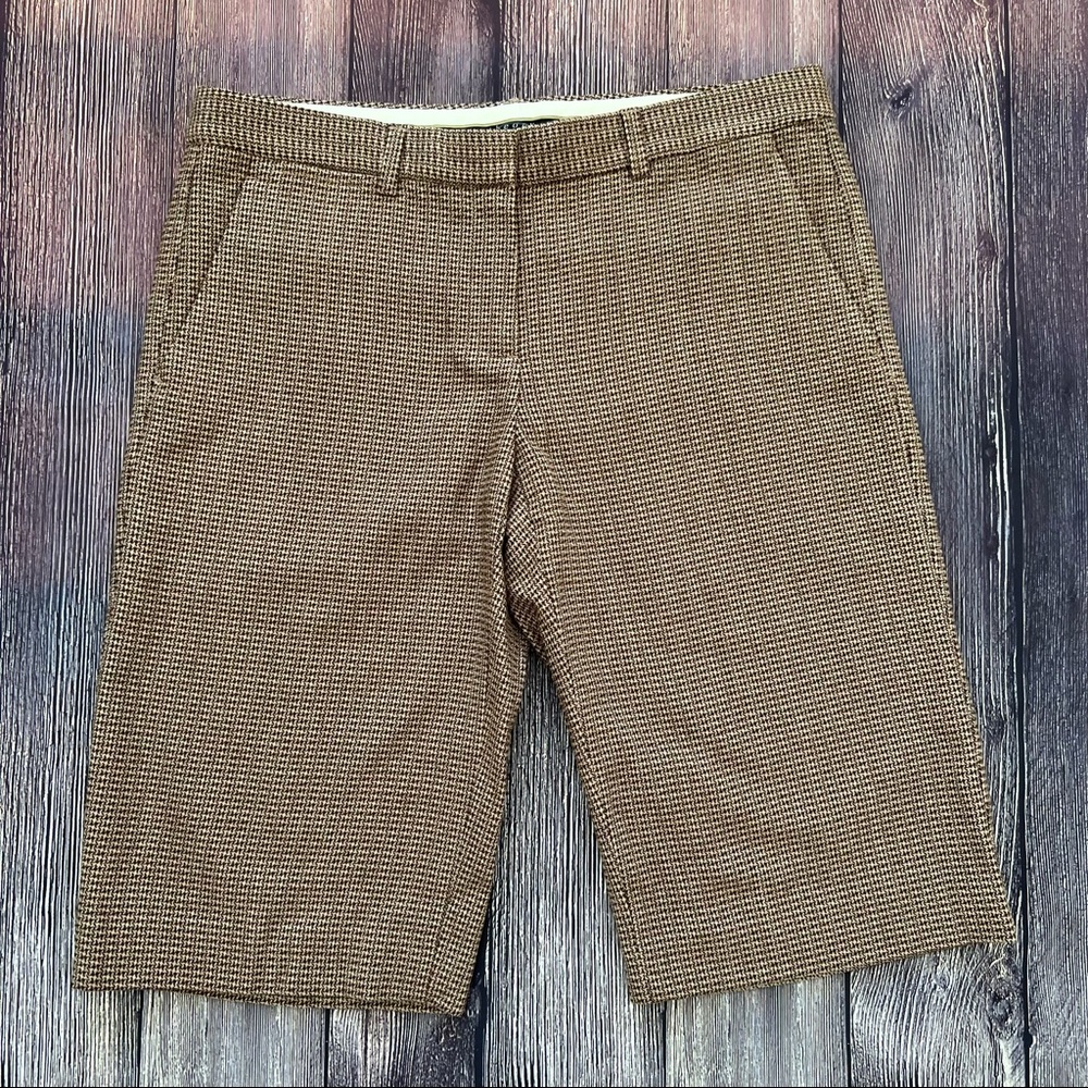 Theory | Harris Tweed Wool Blend Palmer Cropped Shorts